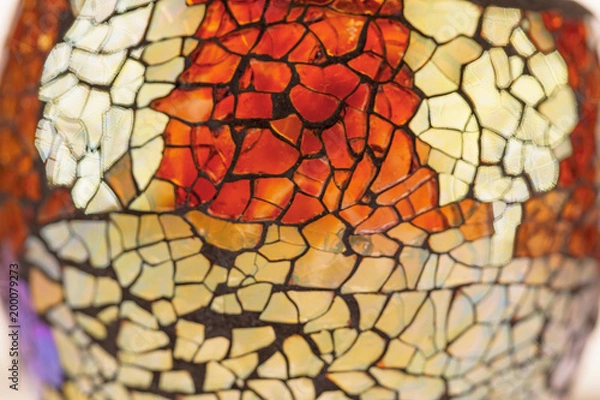 Obraz Stained Glass Light Reflection Background