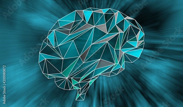 Fototapeta Artificial intelligence and network concept