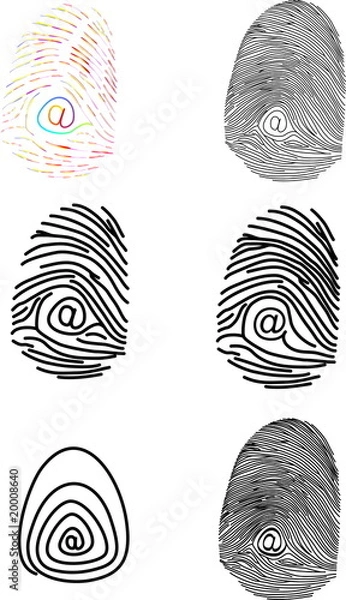 Obraz Finger Print