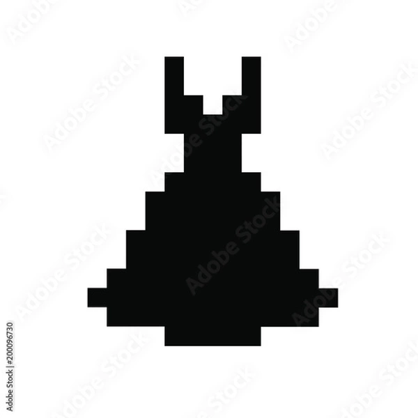 Fototapeta Dress pixels