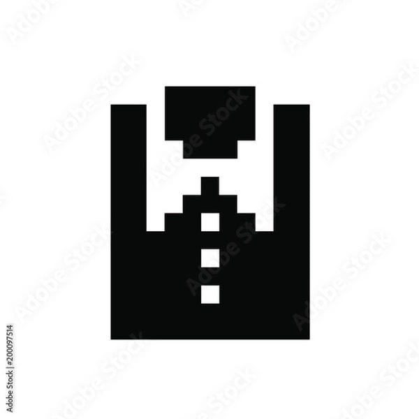 Fototapeta Shirt folded pixels