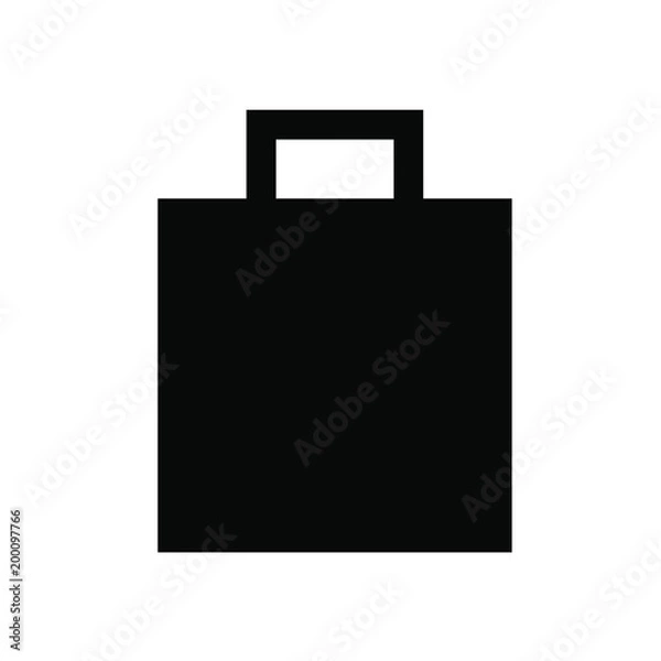 Fototapeta Shopping bag pixels