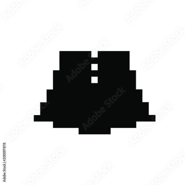 Fototapeta Skirt pixels