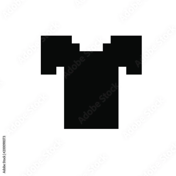 Fototapeta T-shirt pixels