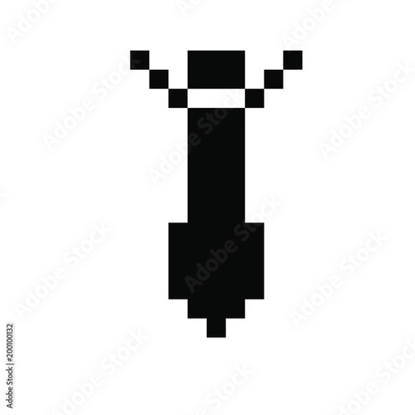 Fototapeta tie pixels