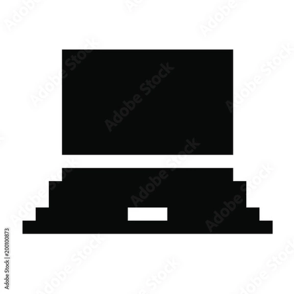 Fototapeta Lap top pixels