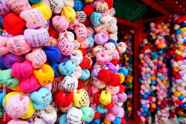 Obraz 京都東山の八坂庚申堂のくくり猿