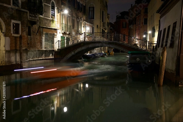 Obraz Venice night time