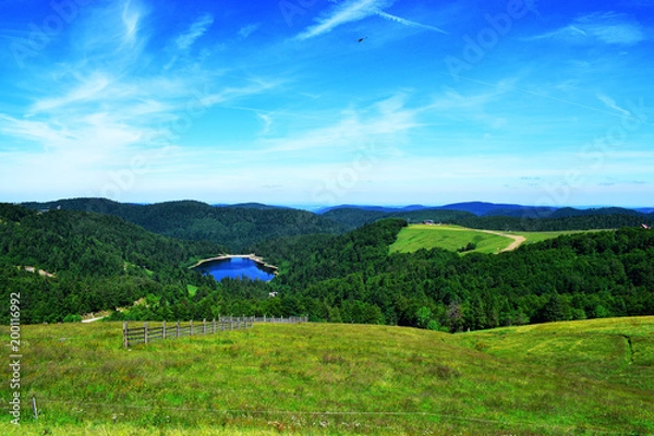 Obraz Lake view, Vosges, Alsace, France