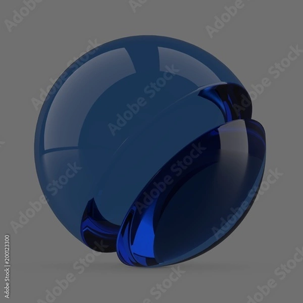 Fototapeta Blue glass