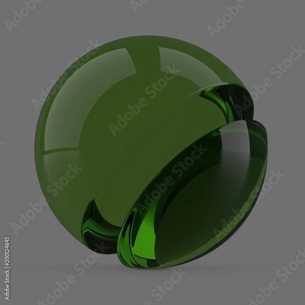 Fototapeta Green glass