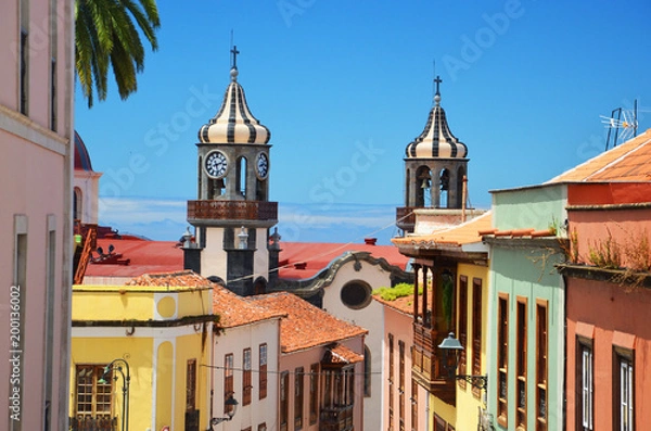 Fototapeta church of Our Lady of Conception from La Orotava in Tenerife	