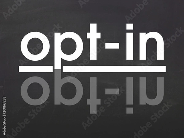 Fototapeta opt-in