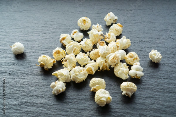 Fototapeta Many delicious popcorn