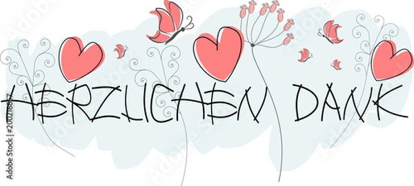 Obraz Herzlichen Dank