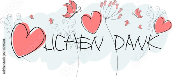 Obraz Herzlichen Dank