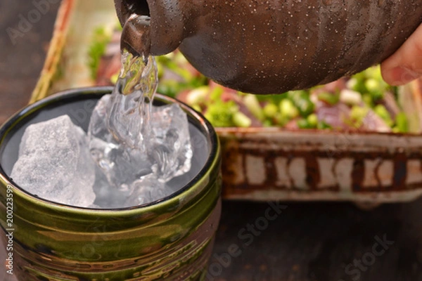 Obraz 焼酎と初鰹