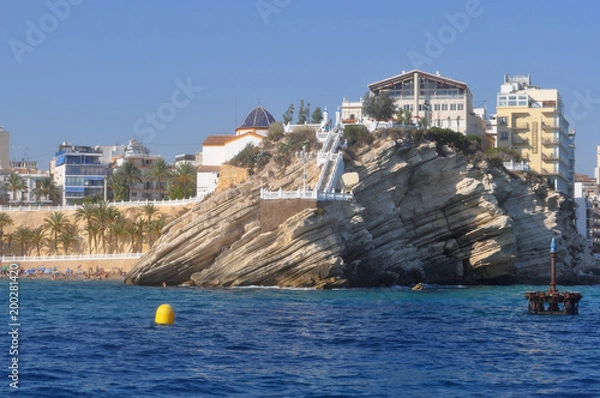 Obraz El mirador de Benidorm desde el mar
