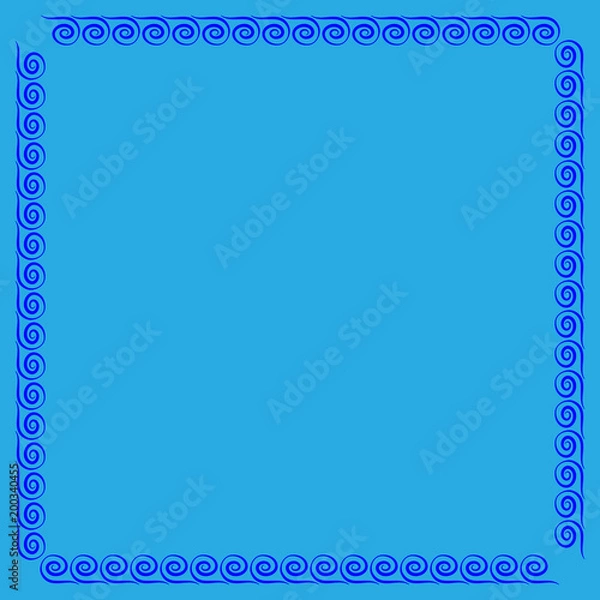 Obraz Frame blue 4 10.02