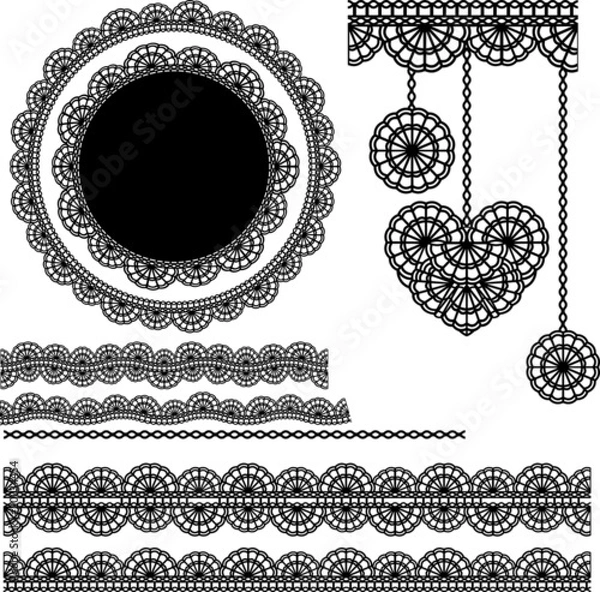 Obraz lace elements 1