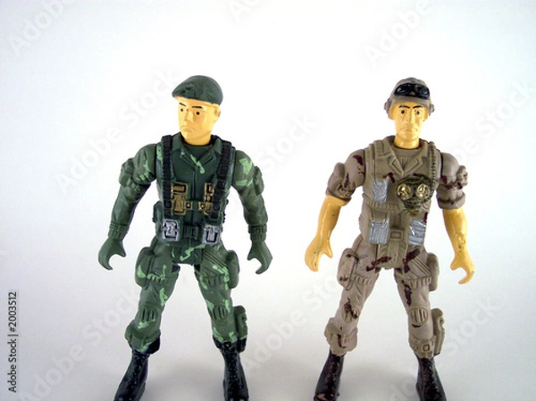 Obraz two military guy toys