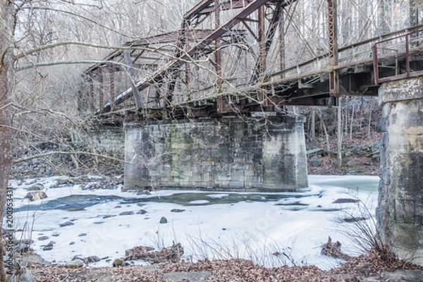 Obraz Bridge over Patapsco river Md