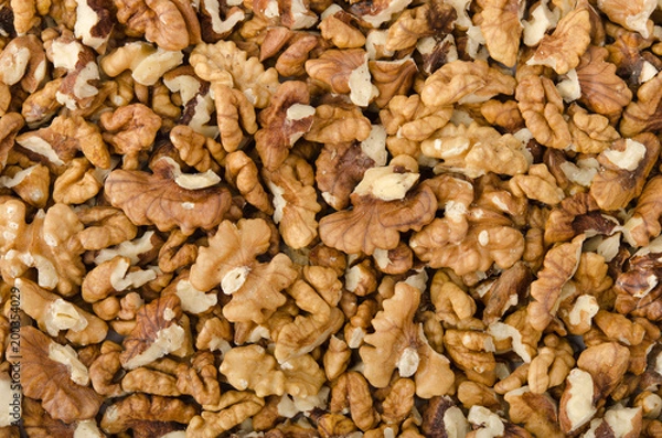 Obraz Walnusskerne Hintergrund