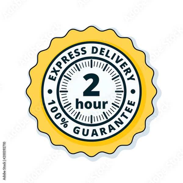 Obraz 2 Hour Express Delivery illustration