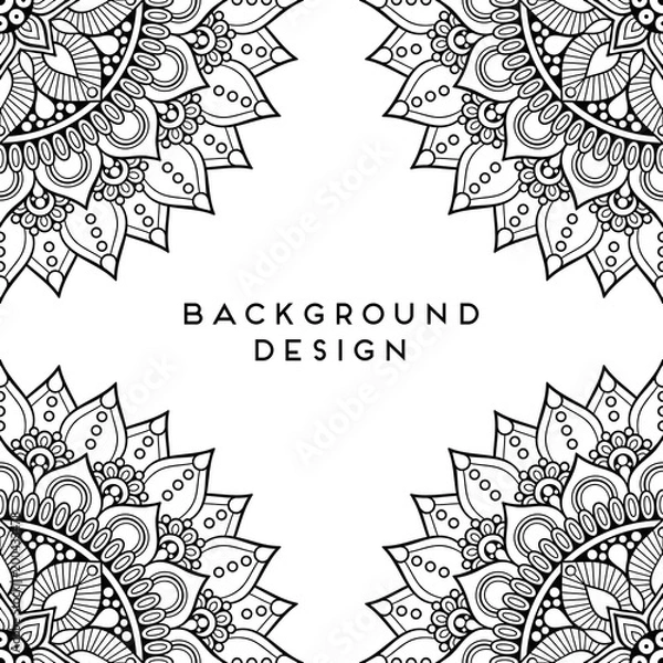 Obraz Vector mandala background