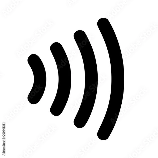 Obraz Vector icon contactless payment system