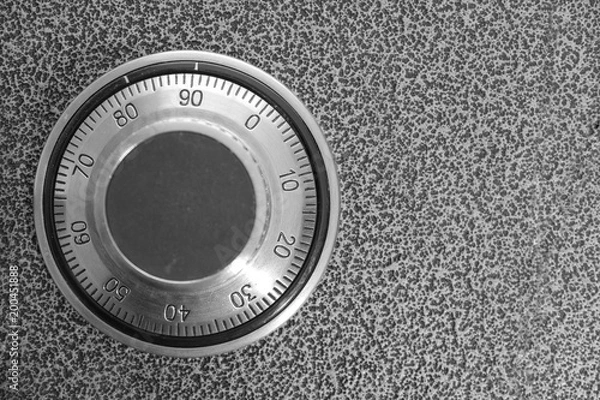 Obraz Code lock on the safe door.