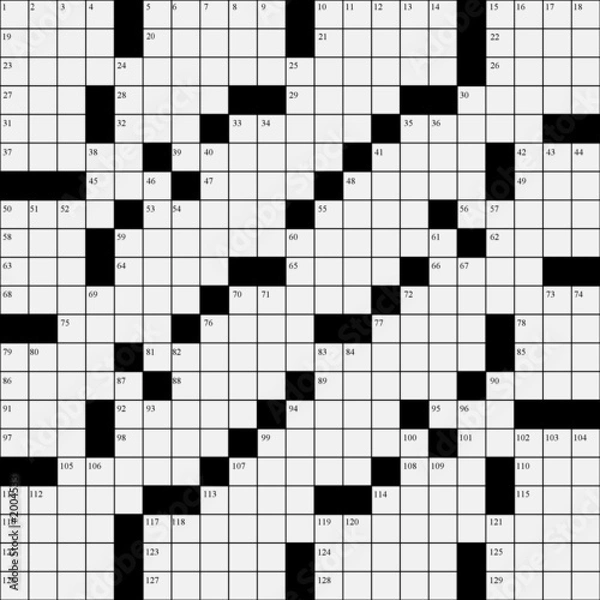 Fototapeta background crossword