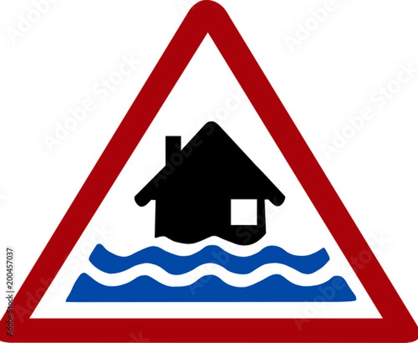 Obraz Flood Warning Symbol