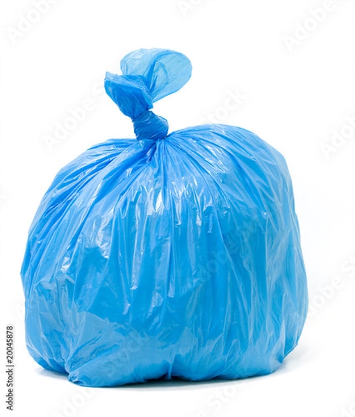 Obraz Blue trash bag