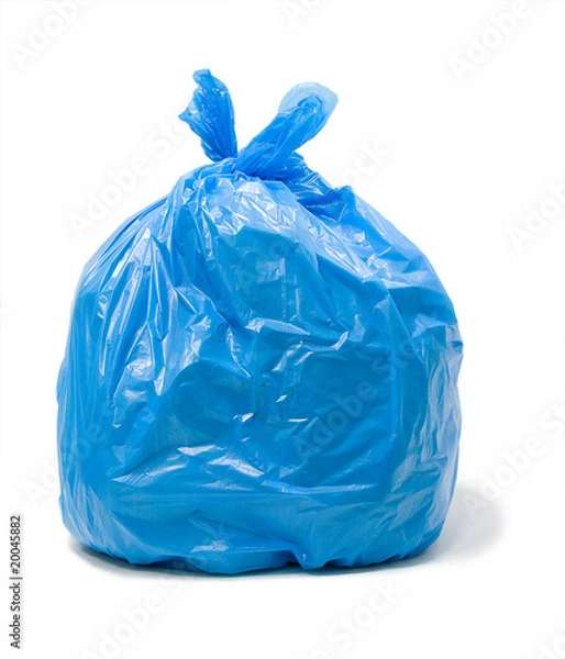Obraz Blue trash bag