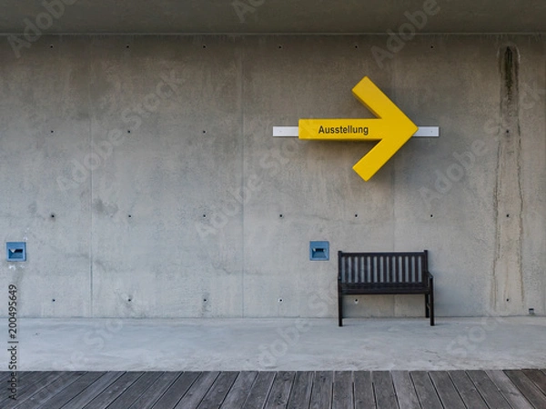 Fototapeta Zur Ausstellung