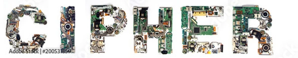 Fototapeta the word    CIPHER
