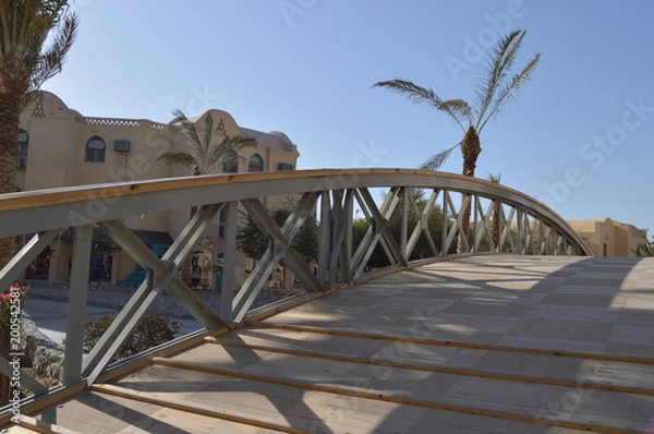 Fototapeta перила на мостовой