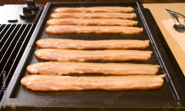 Obraz Bacon on the Grill
