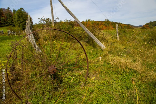 Obraz Rusty Wagon Wheel