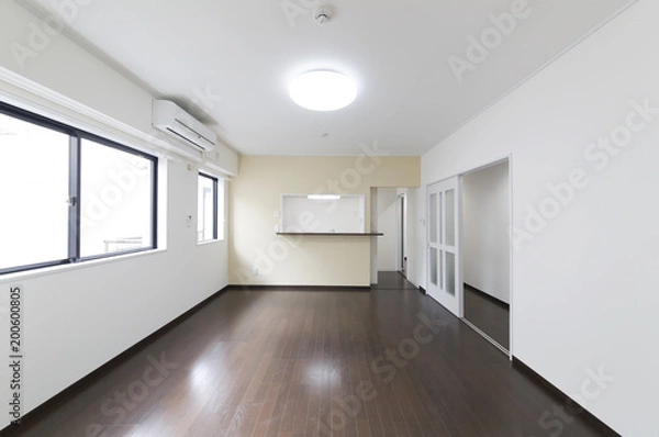 Fototapeta マンション　リフォーム　リビングダイニングキッチン　施工例