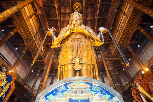 Obraz Gandan Monastery in Ulaanbaatar