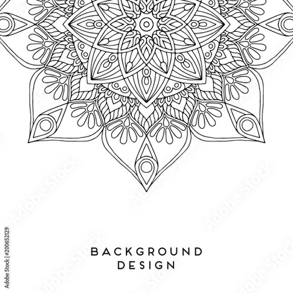 Obraz Vector mandala background