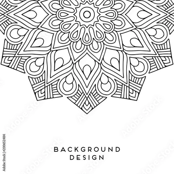 Obraz Vector mandala background