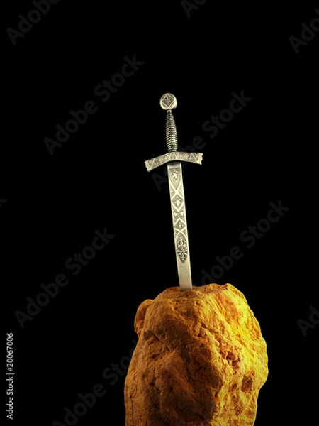 Obraz Schwert im Stein 