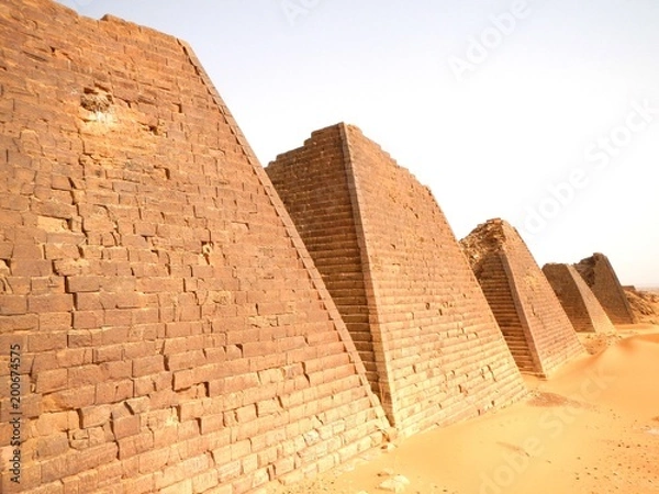 Obraz Topped Pyramids Sudan
