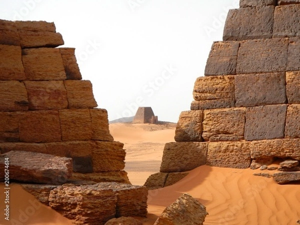Obraz Pyramids Sudan