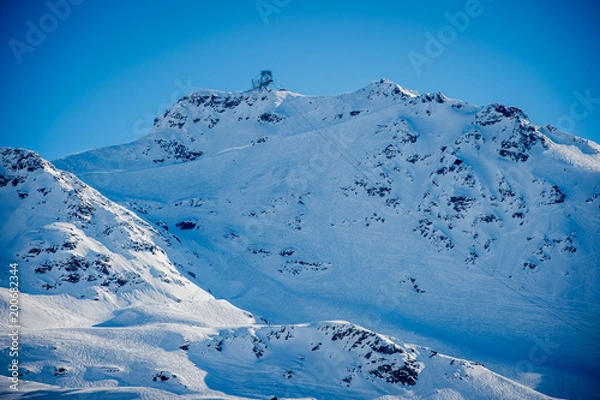 Obraz Mountain on blue sky