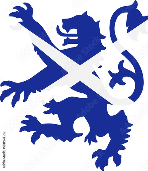 Obraz Scottish Lion Rampant