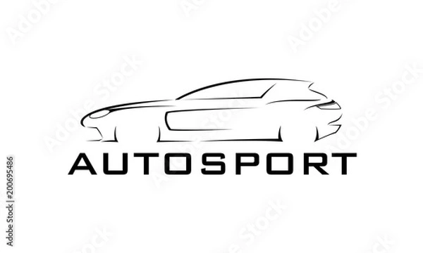 Obraz Autosport vector